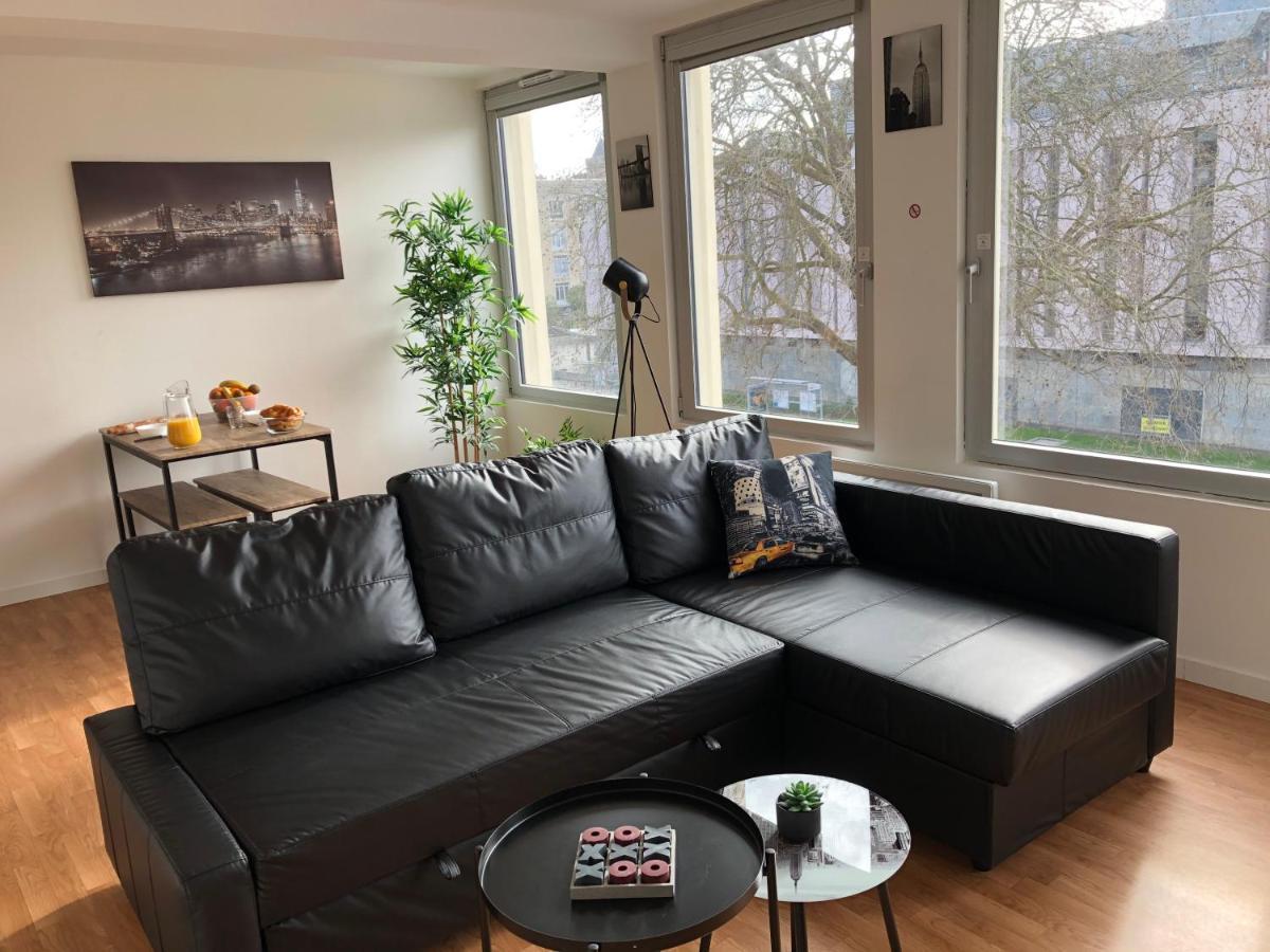 Hyper Centre - Wifi Fibre Gratuit - Jergweloh - Le New Yorkais Apartment Caen Exterior foto